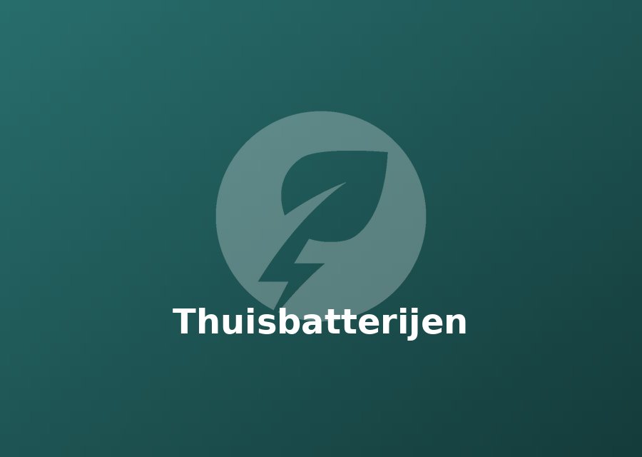 Thuisbatterijen