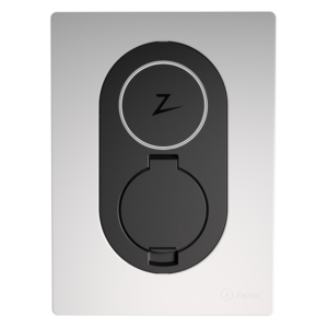 Zaptec Front Cover Cloud White
