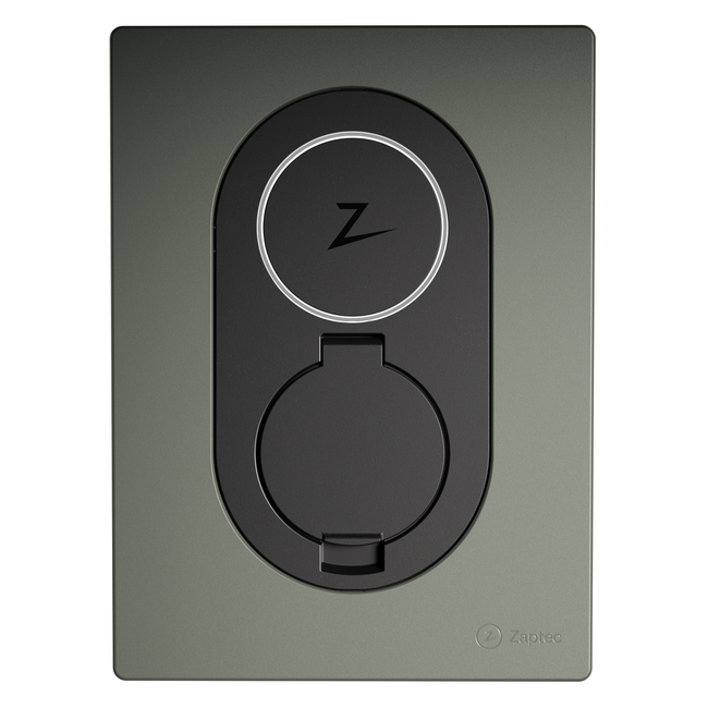 Zaptec Front Cover Moss Green