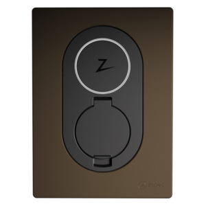 Zaptec Front Cover Wood Brown